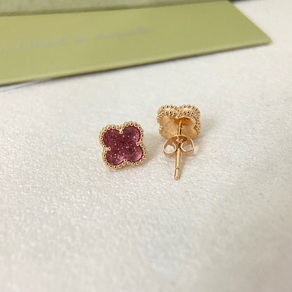 [⭐Glow Muse]2026 NEW MINI CLOVER 1 MOTIF  BUBBLE PINK ENAMEL