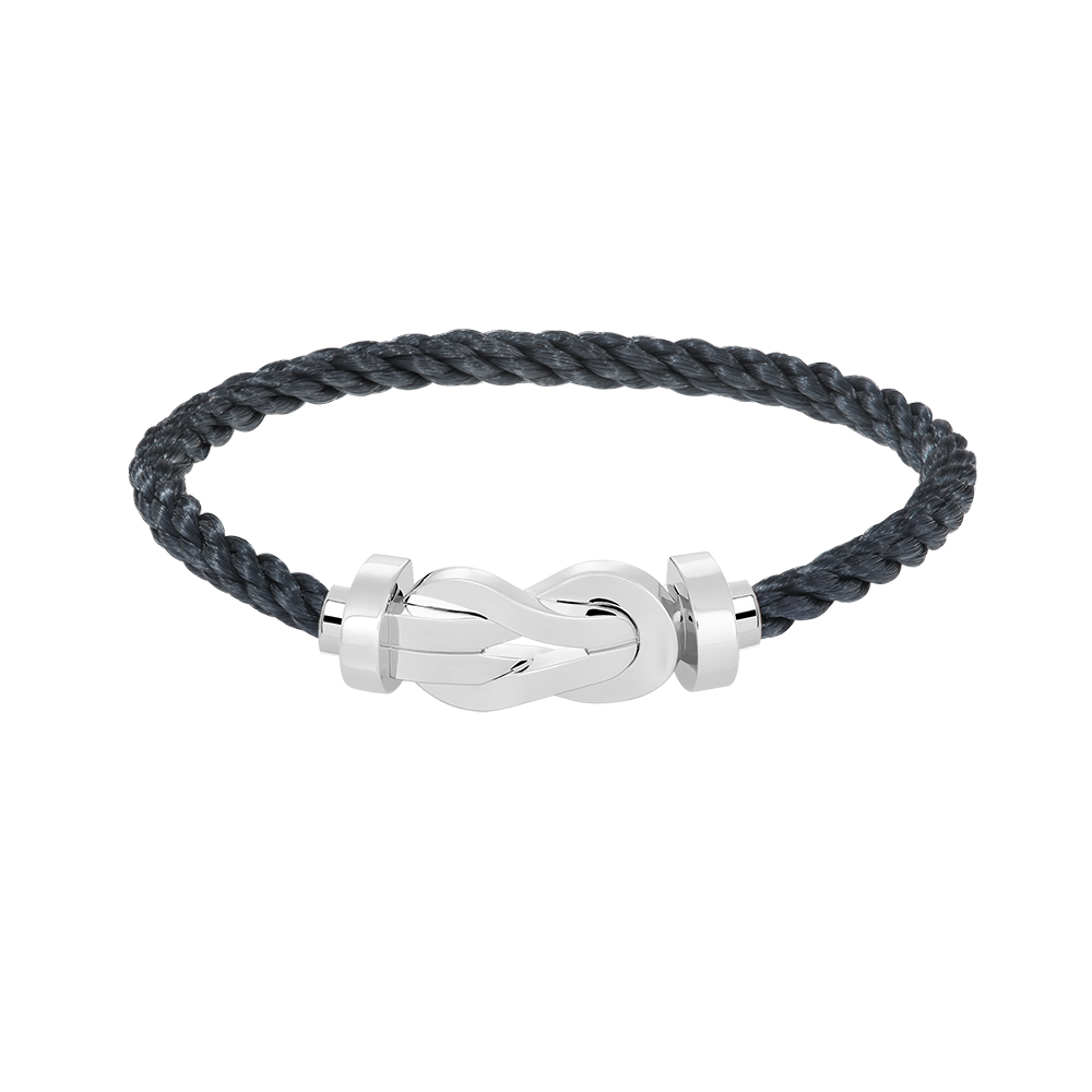 [Glow Muse]CHANCE LARGE 8 FIGURE BUCKLE NO DIAMOND BRACELET SILVER