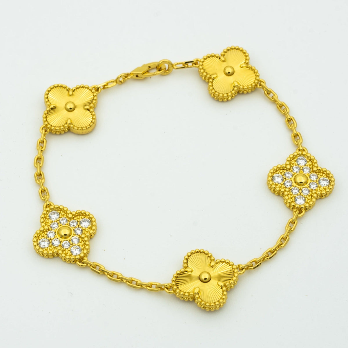 [Glow Muse] CLOVER 5 MOTIF LASER BRACELET COLLECTION