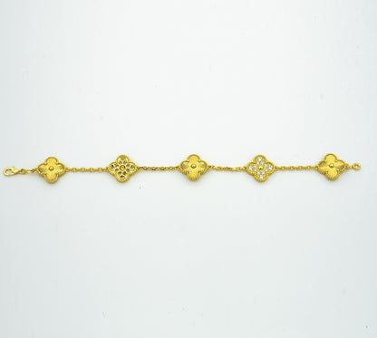 [Glow Muse] CLOVER 5 MOTIF LASER BRACELET COLLECTION