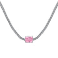 [Tonmkive Jewelry]2.0 carat Ornate Emerald Cut Necklace