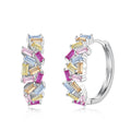 [Tonmkive Jewelry]Dazzling Colorful Emerald Cut Daily Earrings