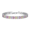[Tonmkive Jewelry]Ornate Sparkling Round Cut Party Bracelet