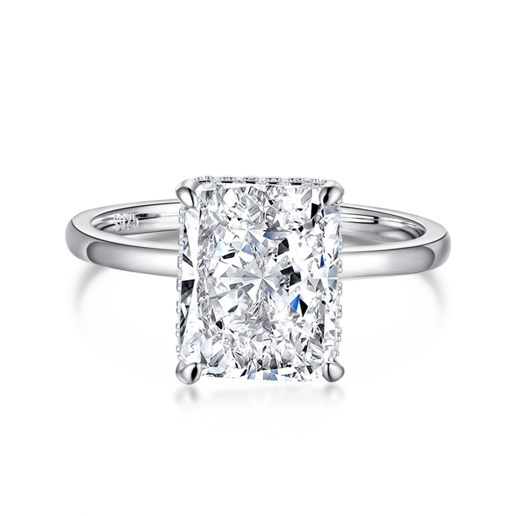 [Tonmkive Jewelry]4.0 Carat Ornate Enchanting Radiand Cut Banquet Ring