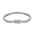 [Tonmkive Jewelry]Luxurious Ornate Round Cut Tennis Bracelet