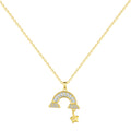 [Tonmkive Jewelry]Unique Rainbow Star Necklace