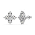 [Tonmkive Jewelry]Four-Leaf Clover Eight-Pointed Star Earrings