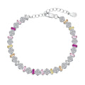[Tonmkive Jewelry]Radiant Colorful Round Shape Daily Bracelet