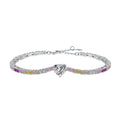 [Tonmkive Jewelry]Delicate Romantic Heart Shape Lover Bracelet