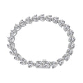 [Tonmkive Jewelry]0.75 Carat Elegant Romantic Heart Shape Lover Bracelet