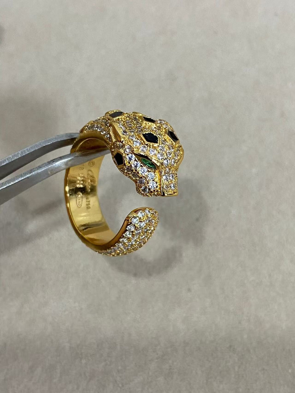 [Glow Muse]PANTHERE  DIAMOND RING