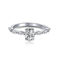 [Tonmkive Jewelry]0.75 Carat Luxurious Vibrant Elongated Cushion Cut Daily Ring