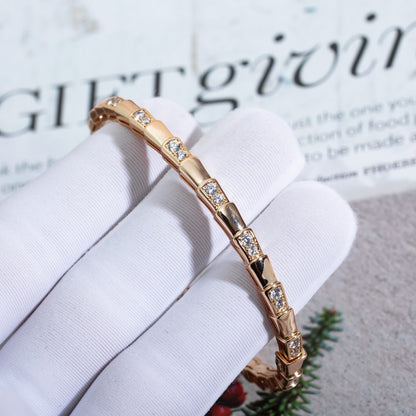 [Glow Muse]SERPENTI SMALL BRACELET PINK GOLD DIAMOND