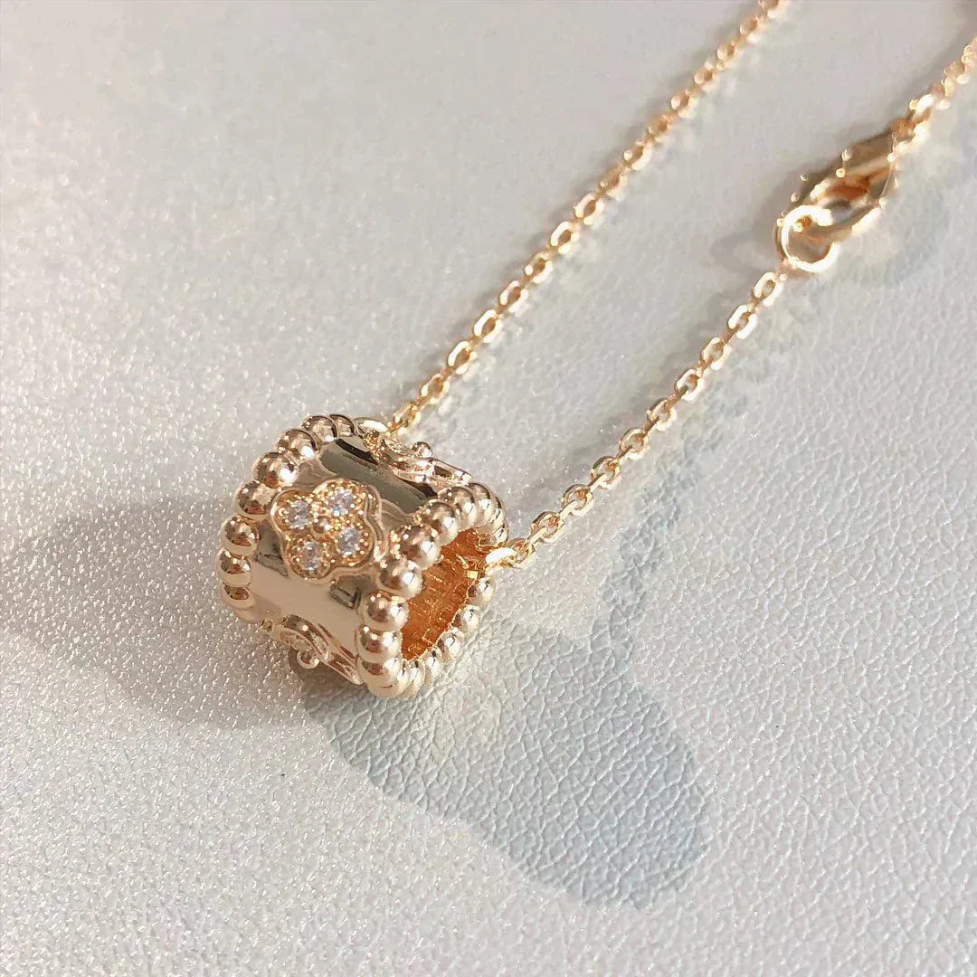 [Glow Muse]PERLEE PEDANT NECKLACE GOLD / ROSE GOLD