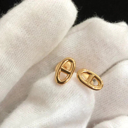 [Glow Muse]CHAINE SMALL EARRINGS GOLD AND SILVER