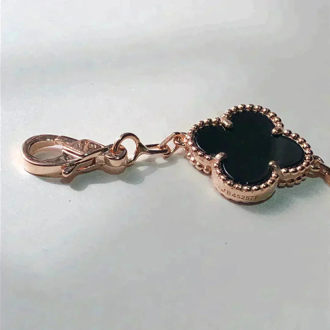 [Glow Muse]CLOVER 5 MOTIFS MULTICOLOR BRACELET