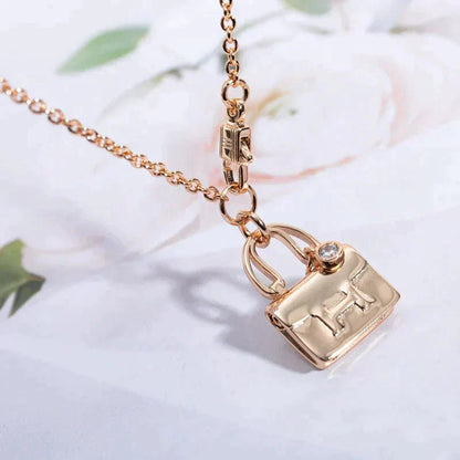 [Glow Muse]AMULETTE PEDANT ROSE GOLD ネックレス