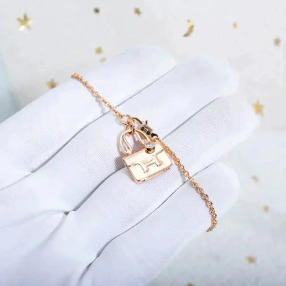 [Glow Muse]AMULETTE PEDANT ROSE GOLD ネックレス