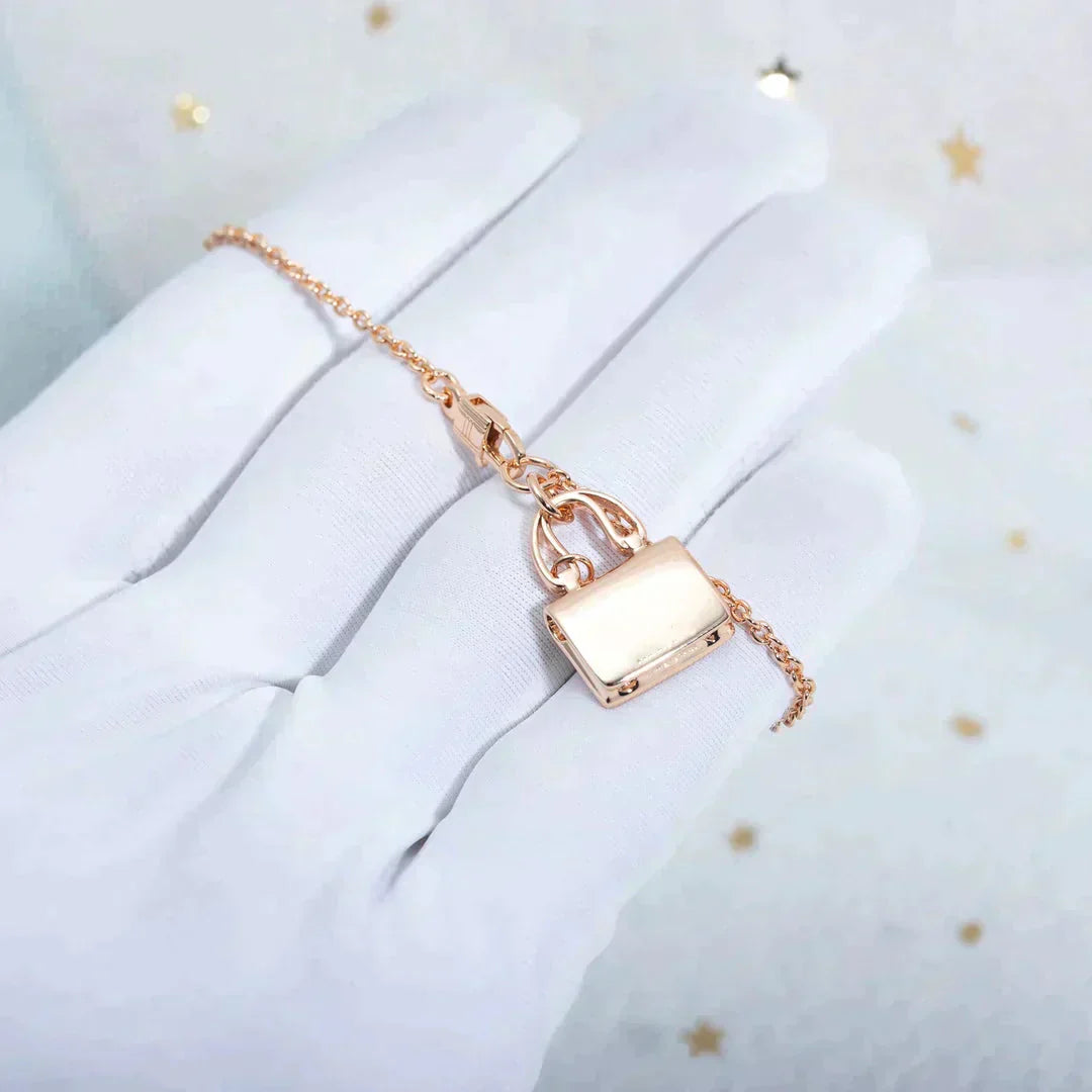 [Glow Muse]AMULETTE PEDANT ROSE GOLD ネックレス