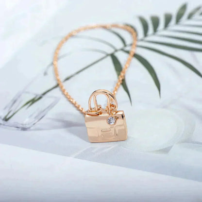 [Glow Muse]AMULETTE PEDANT ROSE GOLD ネックレス