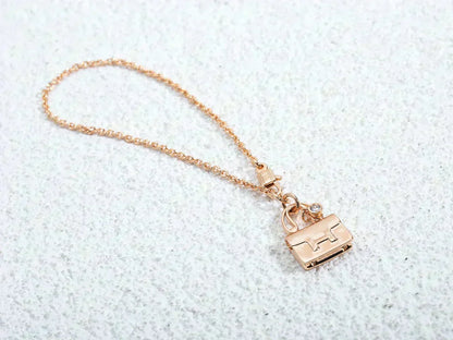 [Glow Muse]AMULETTE PEDANT ROSE GOLD ネックレス