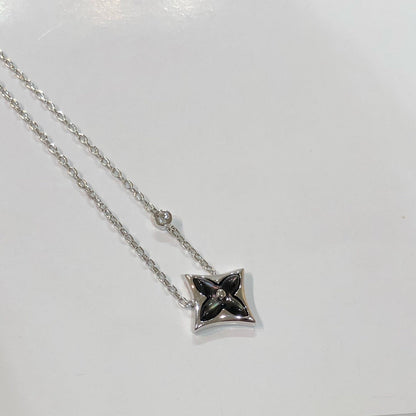 [Glow Muse]STAR BLACK MOP NECKLACE
