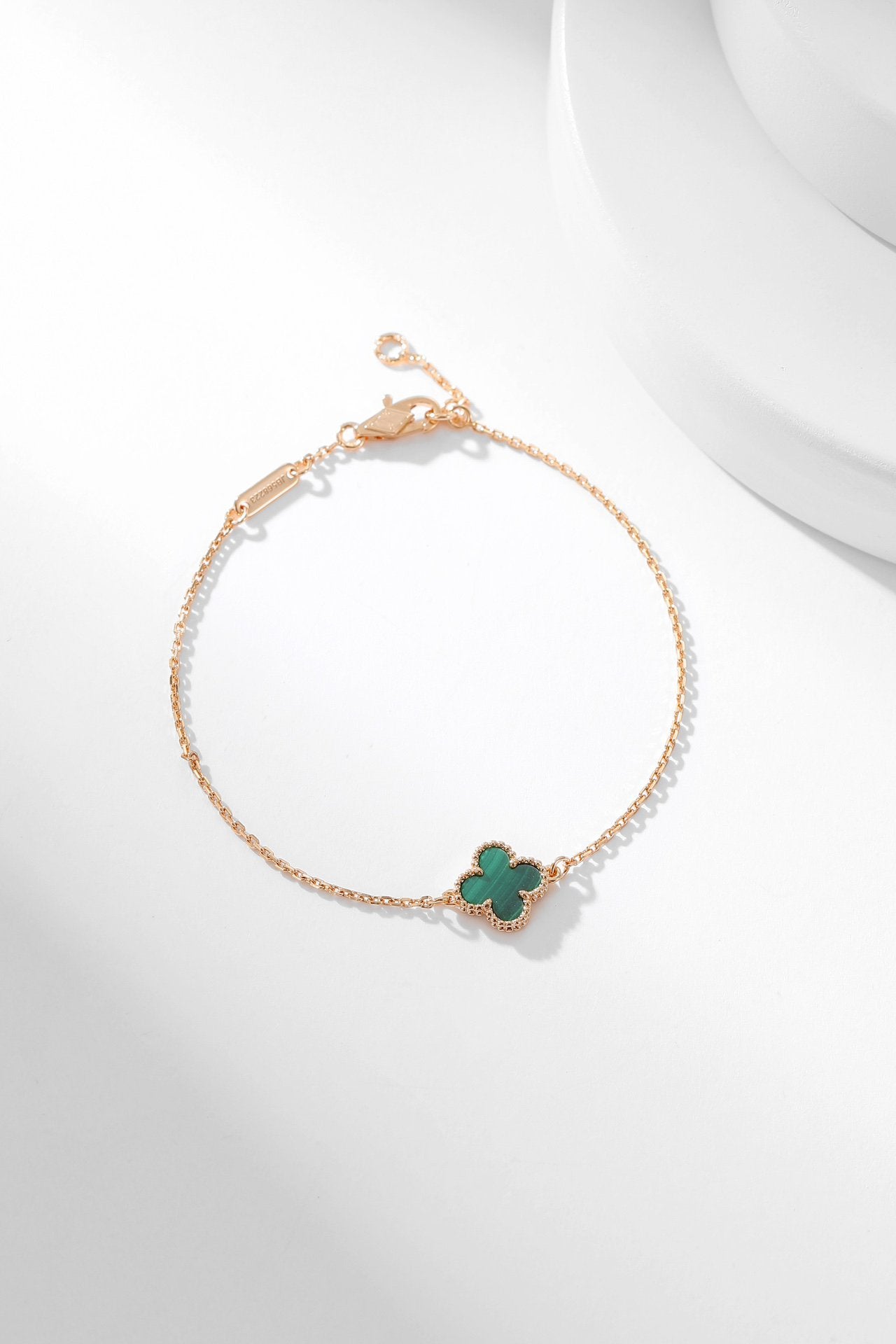 [Glow Muse]CLOVER BRACELET MALACHITE 1 MOTIF