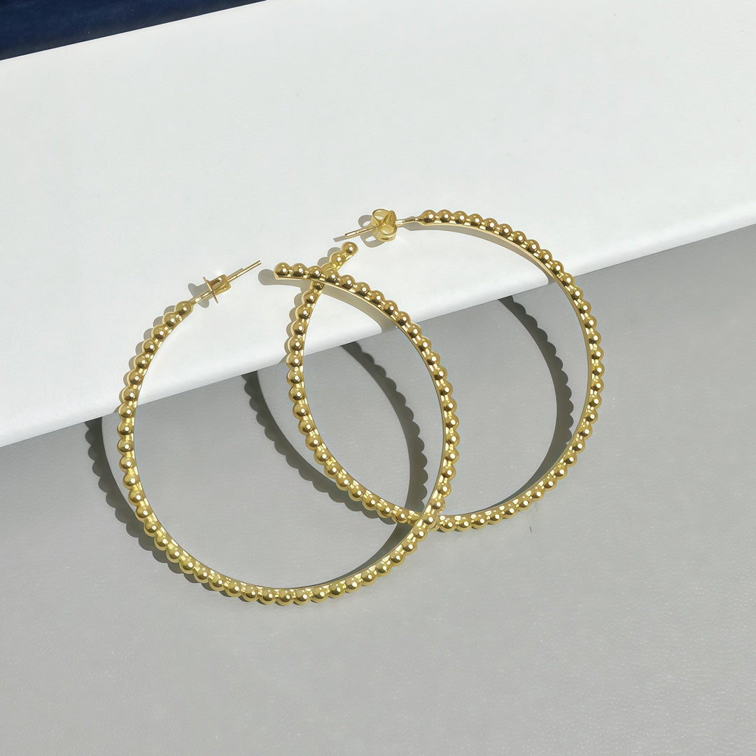 [⭐Glow Muse]SMOOTH BEAD STUD EARRINGS