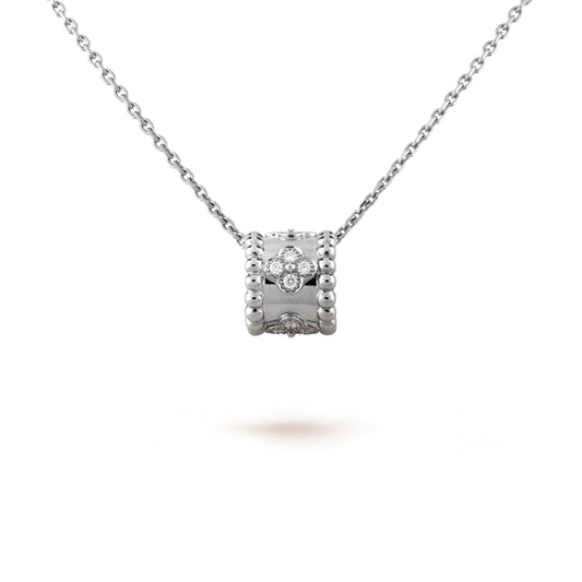[Glow Muse]PERLEE PEDANT SIVLER DIAMOND NECKLACE