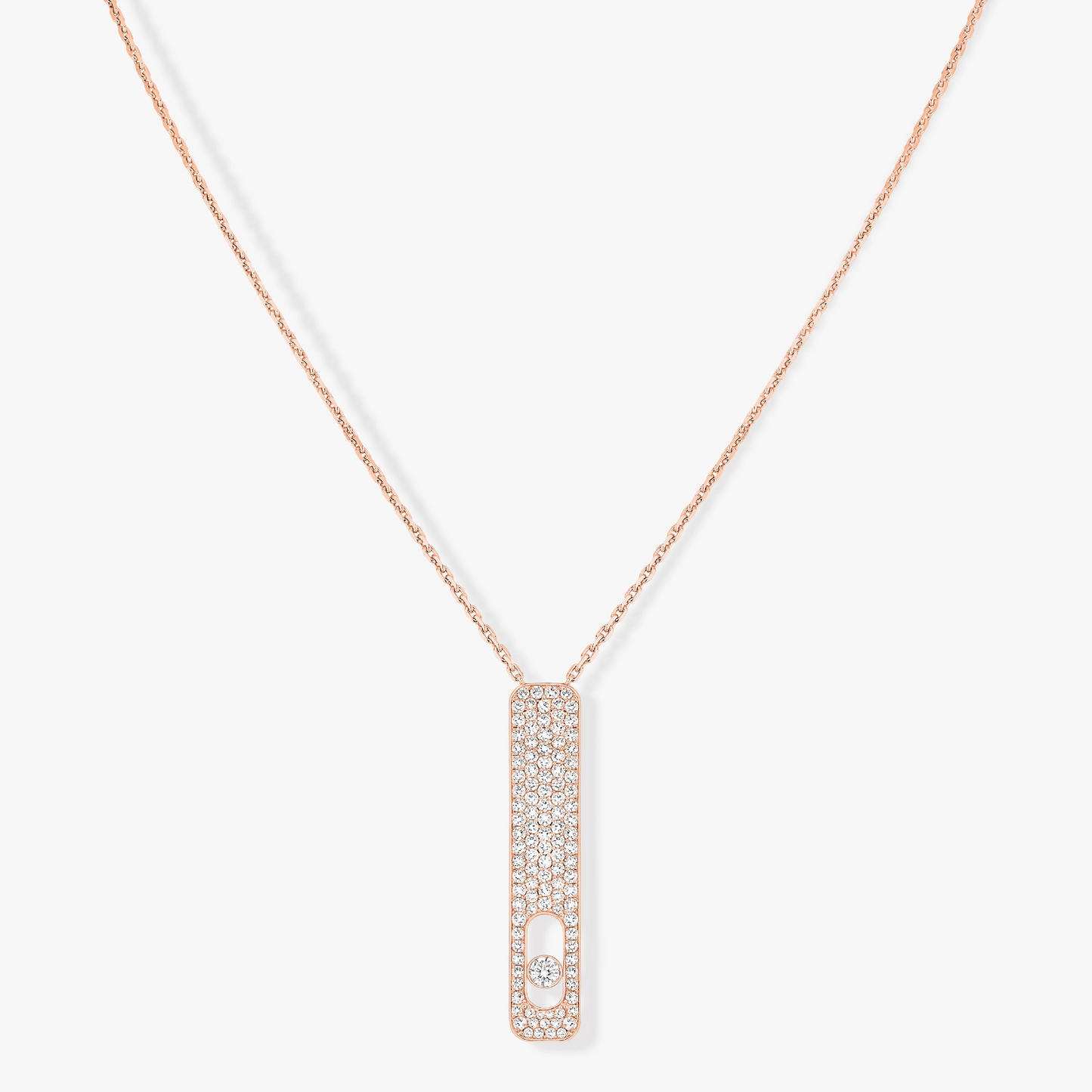[Glow Muse]MY FIRST DIAMOND PAVED NECKLACE
