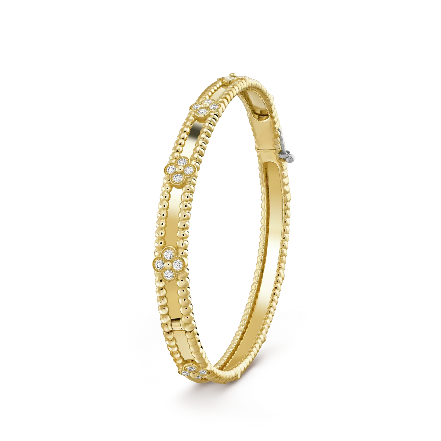[Glow Muse]CLOVER BRACELET 4MM DIAMONDS