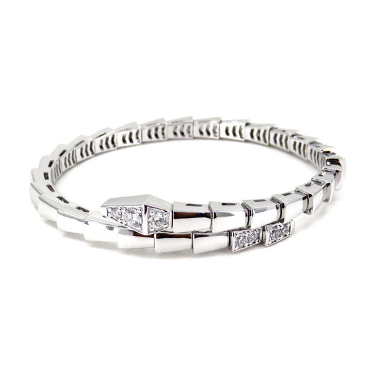 [Glow Muse]SERPENTI BRACELET DIAMONDS SILVER
