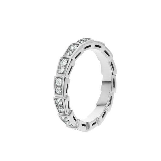 [Glow Muse]SERPENTI RING SILVER DIAMOND PAVED 3MM