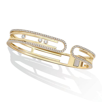[Glow Muse]MOVE 10TH PAVED DIAMOND BRACELET