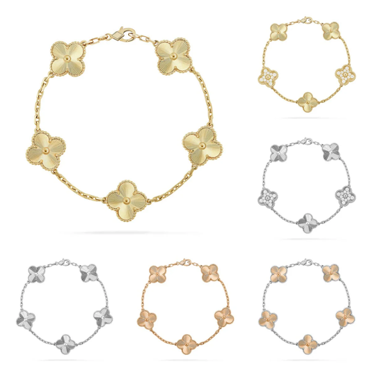 [⭐Glow Muse] CLOVER 5 MOTIF LASER BRACELET COLLECTION