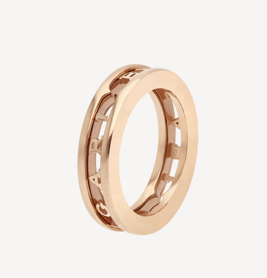 [Glow Muse]ZERO 1 ONE-BAND WITH OPENWORK LOGO SPIRAL RING