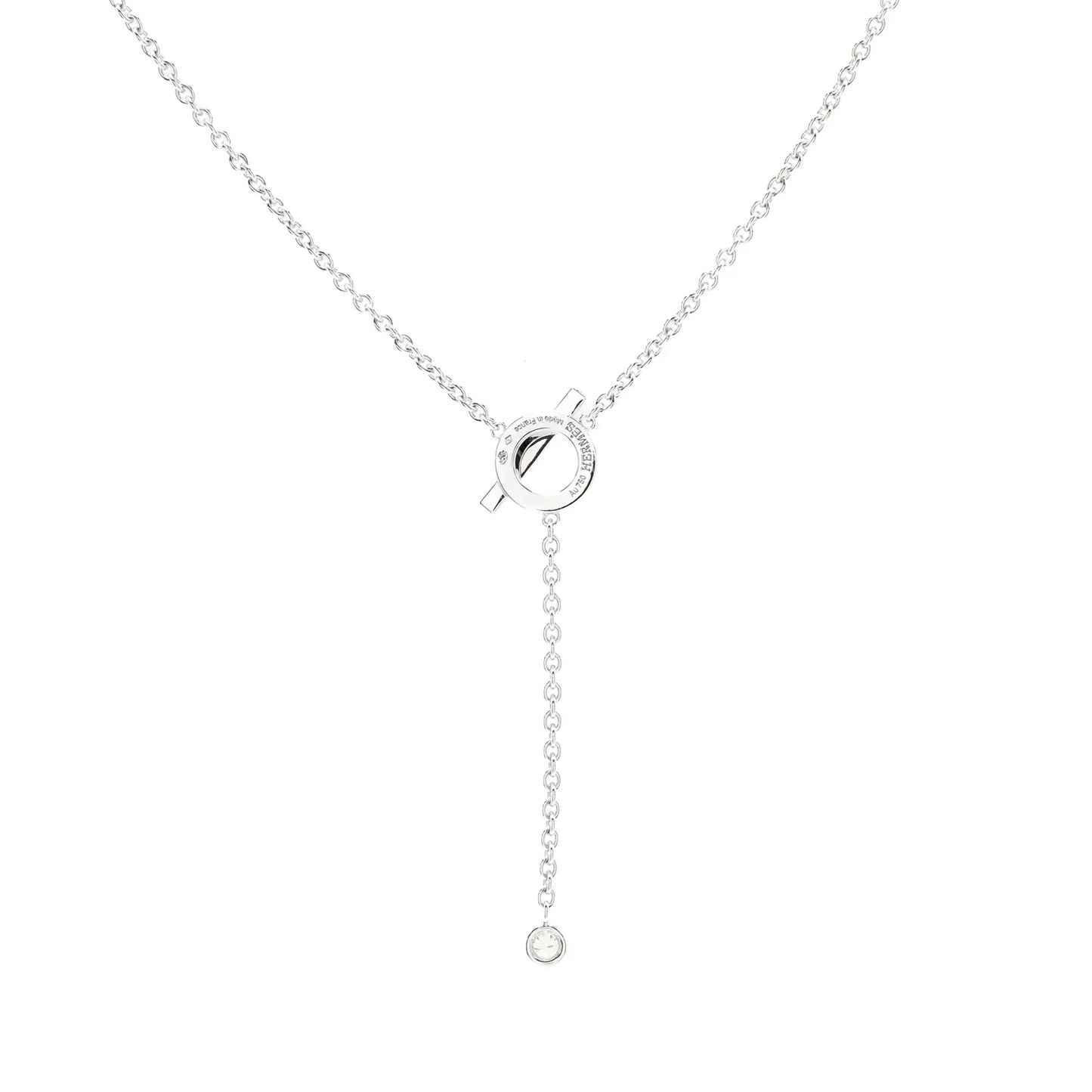 [Glow Muse]FINESSE SILVER DIAMOND NECKLACE