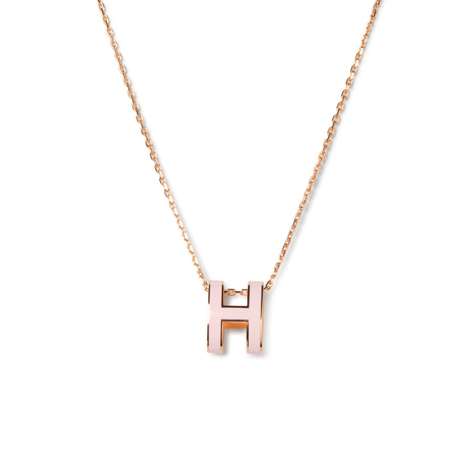 [Glow Muse]POP H PEDANT PINK GOLD
