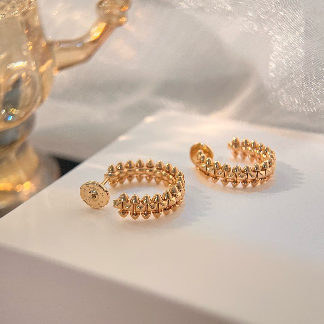 [Glow Muse]CLASH SMALL HOOP EARRINGS