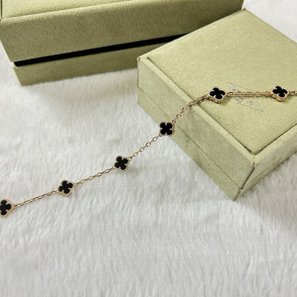 [Glow Muse]CLOVER 6 MOTIF  ONYXS BRACELET