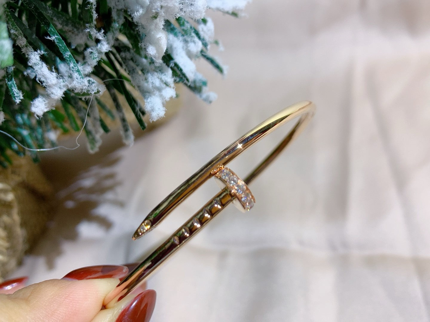 [Glow Muse]JUSTE BRACELET 2.5MM DIAMONDS