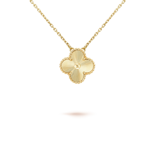 [Glow Muse]CLOVER 15MM LASER NECKLACE