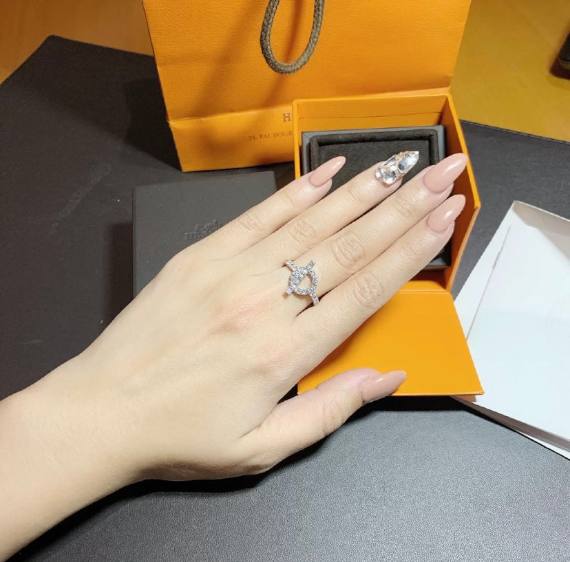 [Glow Muse]ECHAPPEE RING SILVER DIAMOND