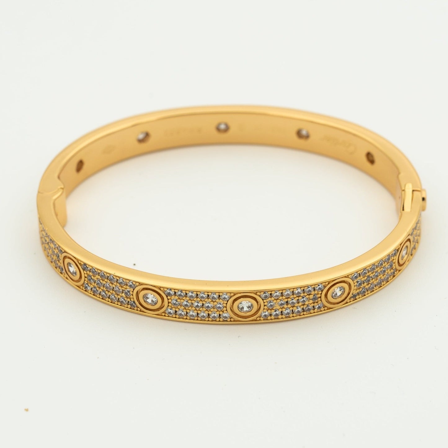 [Glow Muse]LOVE BRACELET 6.1MM DIAMOND-PAVED 10 BIG DIAMONDS