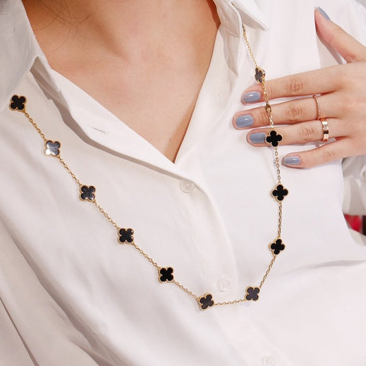 [Glow Muse]CLOVER 20 MOTIFS ONYX ROSE GOLD