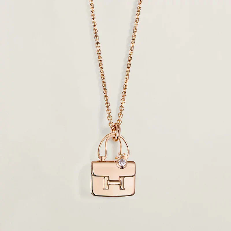 [Glow Muse]AMULETTE PEDANT ROSE GOLD ネックレス