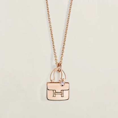 [Glow Muse]AMULETTE PEDANT ROSE GOLD ネックレス