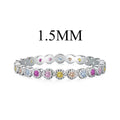 [Tonmkive Jewelry]Radiant Sparkling Round Cut Daily Ring