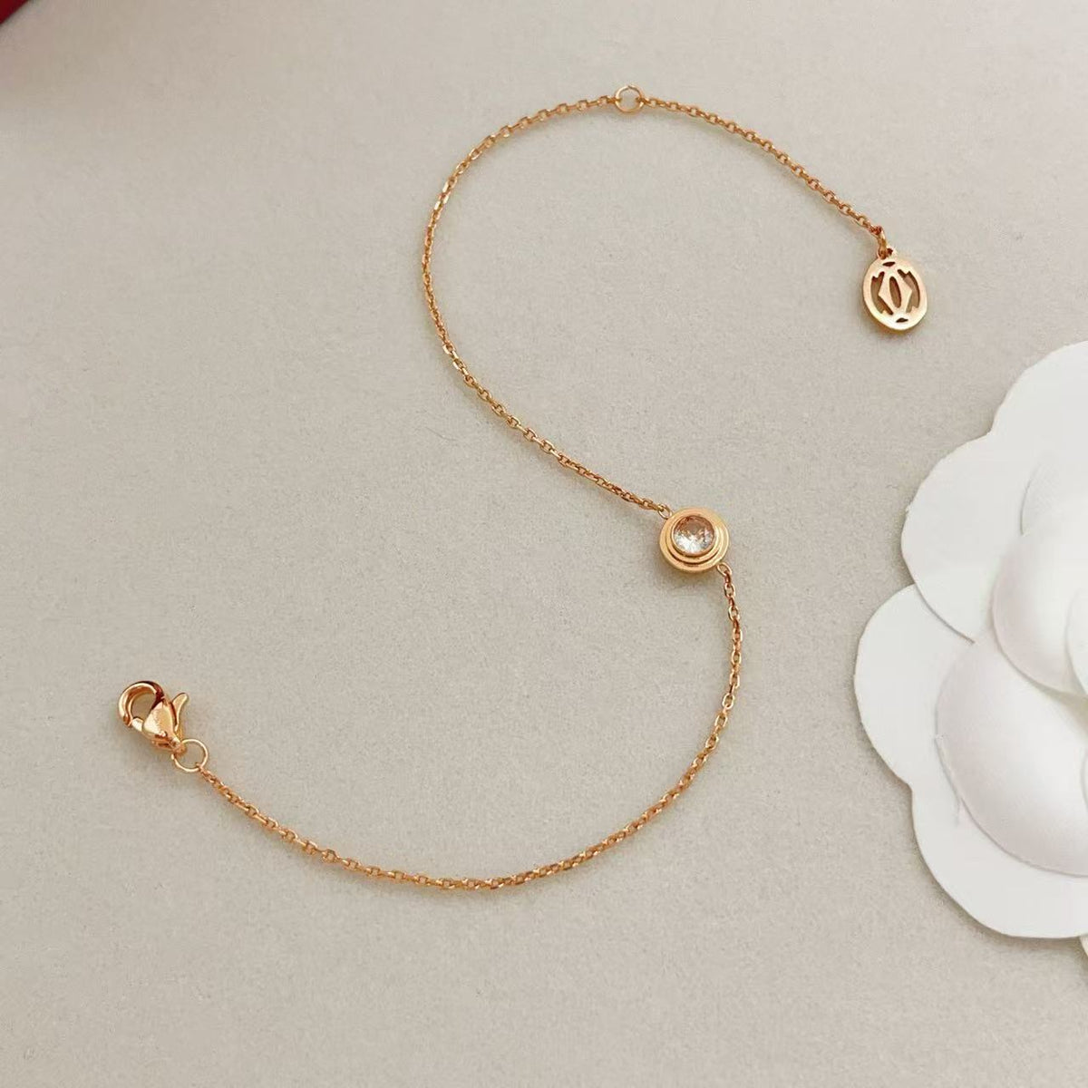 [Glow Muse jewelrys]CT New Single Diamond Bracelet