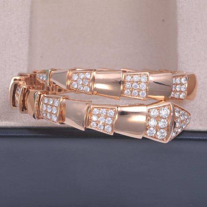 [Glow Muse]SERPENTI BRACELET PINK GOLD DIAMOND
